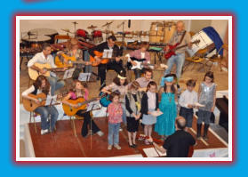 Ecole de musique de Saint-Cyr - Audition d'avril 2011, guitares et chorale enfants