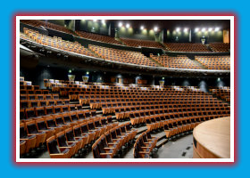 Salle avant le concert  l'auditorium de Lyon