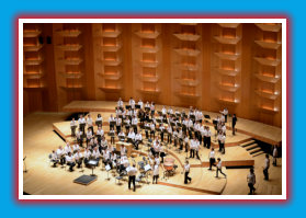 Concert  l'auditorium de Lyon - Arrive des clarinettistes