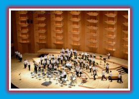 Concert  l'auditorium de Lyon - Arrive des clarinettistes